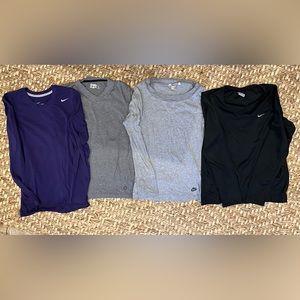 Lot of 5 Long Sleeve athleisure shirts
